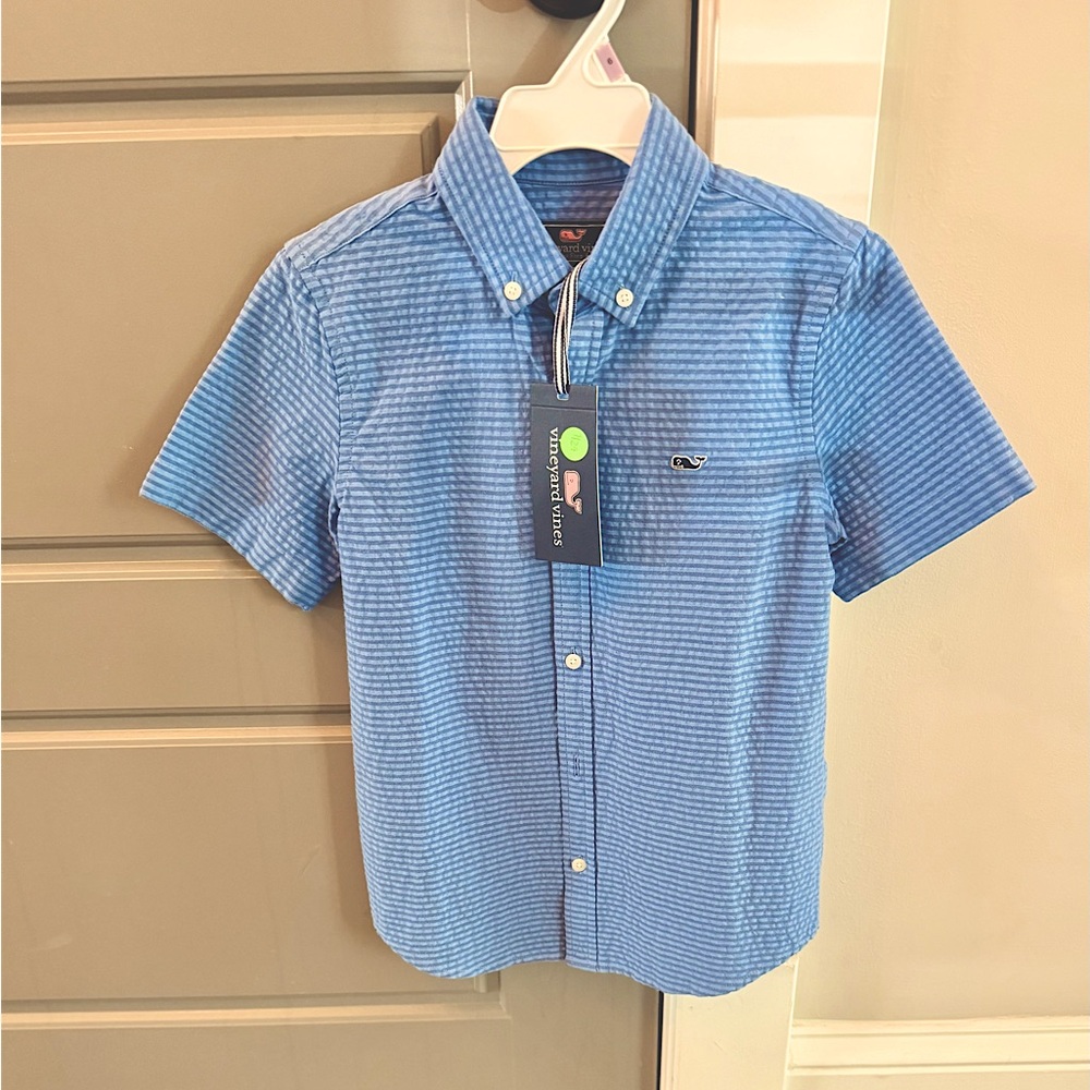 Vineyard Vines / Kids Blue Striped Polo Shirt